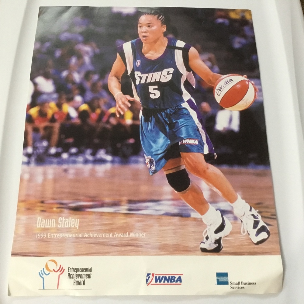 Dawn Staley WNBA Charlotte Sting Poster (14 x11) Gamecocks USC, UVA - Picture 2 of 8